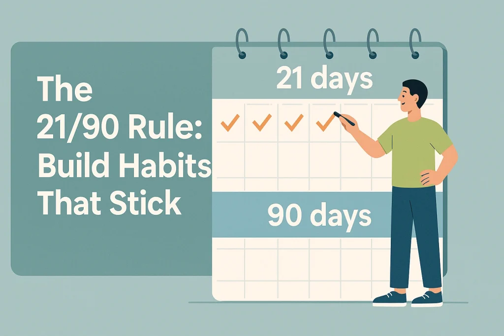 The 21/90 Rule: How to Build Habits That Actually Stick