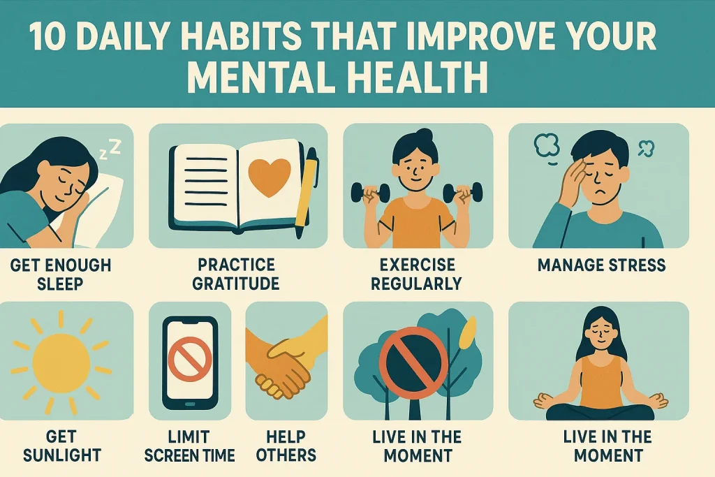 10 Daily Habits That Improve Your Mental Health: A Comprehensive Guide to a Healthier Mind
